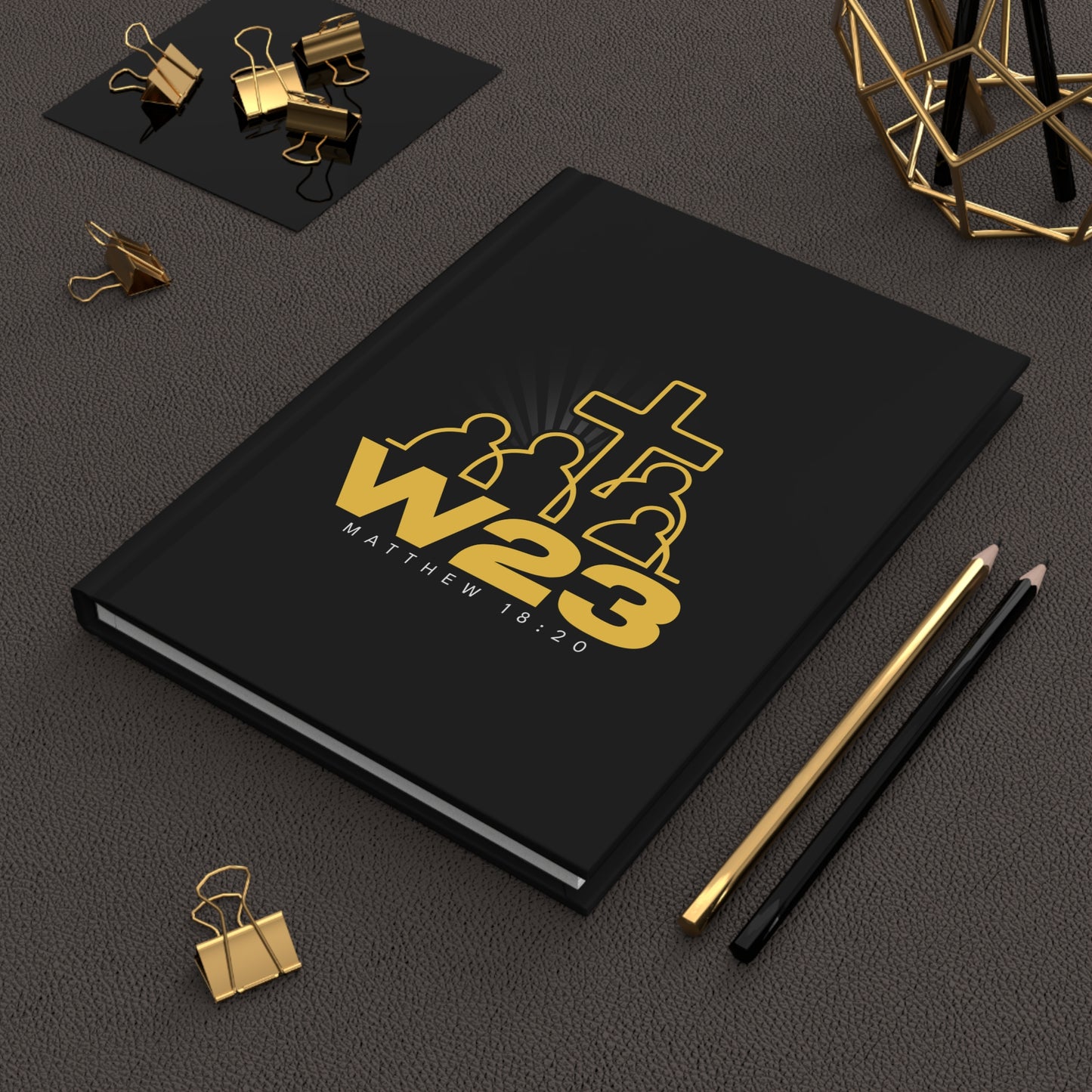 W23 Logo Christian Hardcover Journal