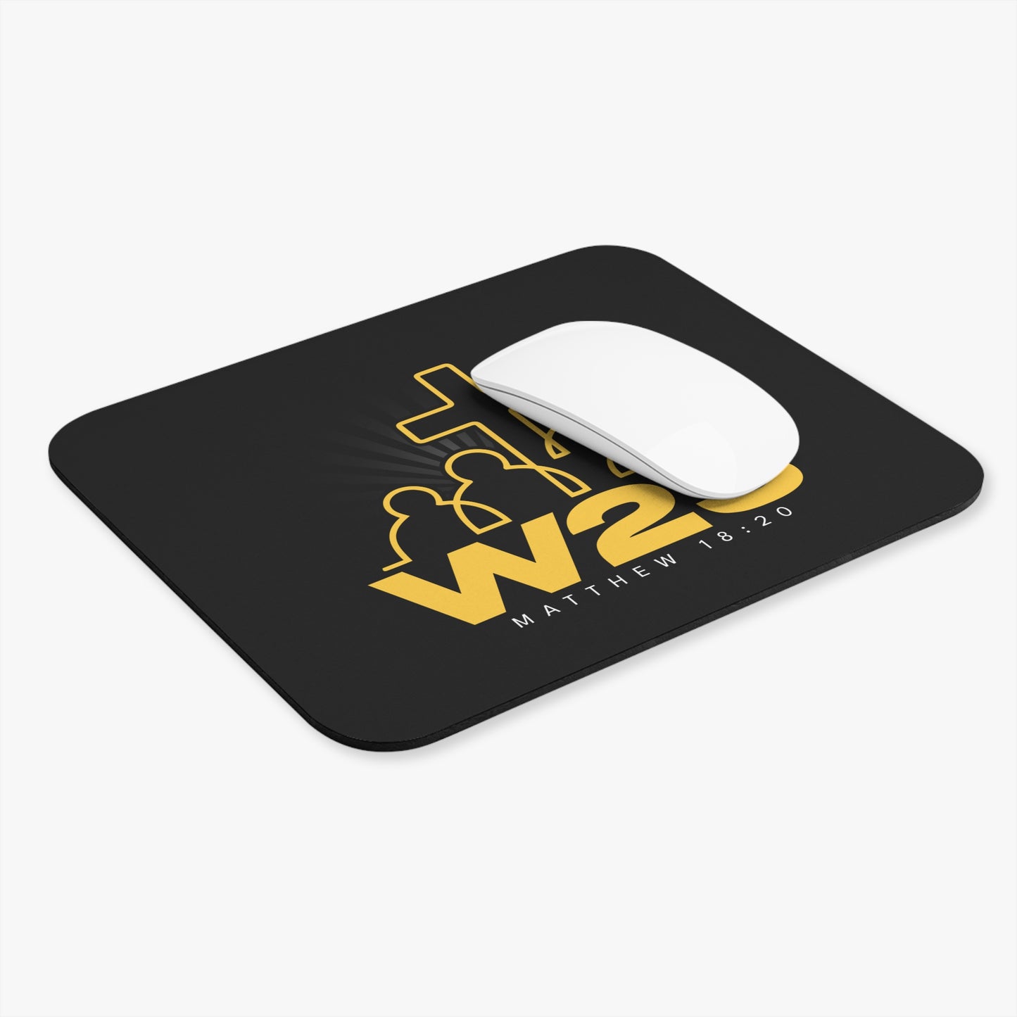 W23 Logo - Faith-Inspired Rectangle Mouse Pad