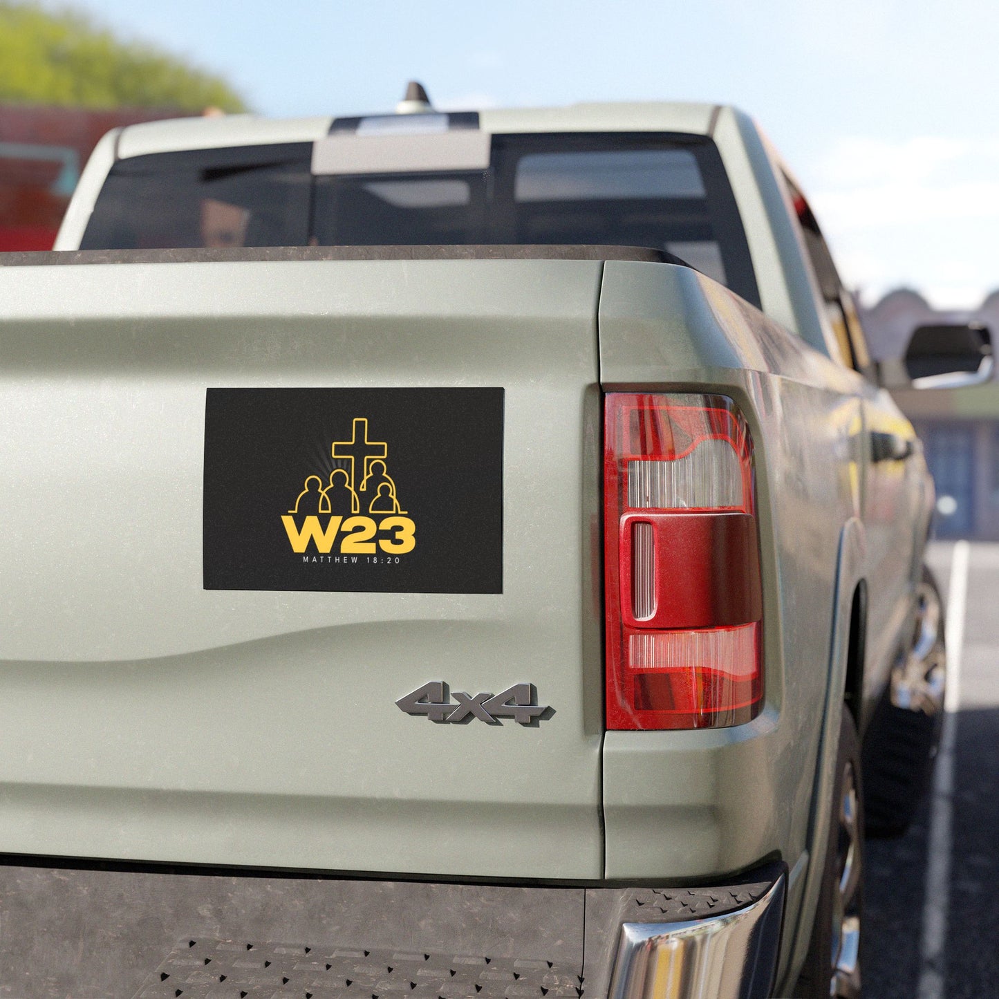 W23 Logo - Faith-Inspired Car Magnet
