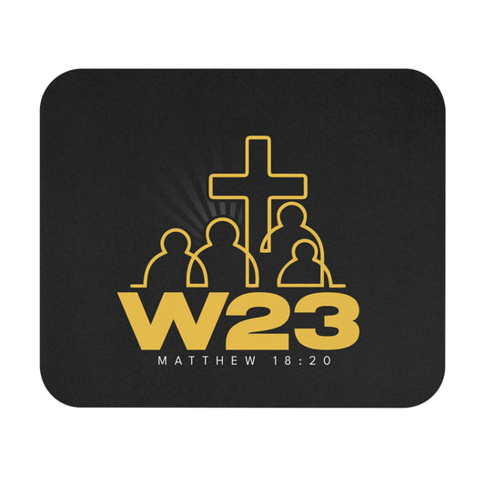 W23 Logo - Faith-Inspired Rectangle Mouse Pad