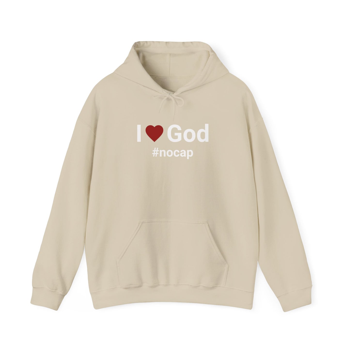 I Love God #nocap Unisex Hoodie