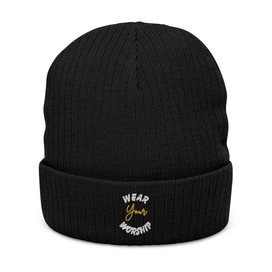 Wear Your Worship Embroidered Beanie