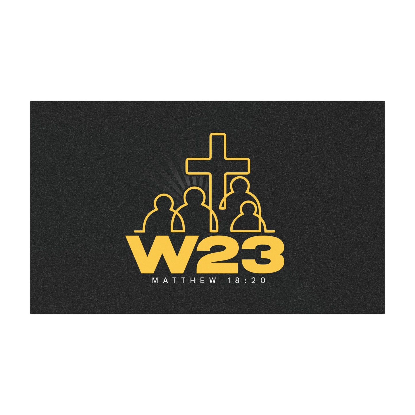 W23 Logo - Faith-Inspired Car Magnet