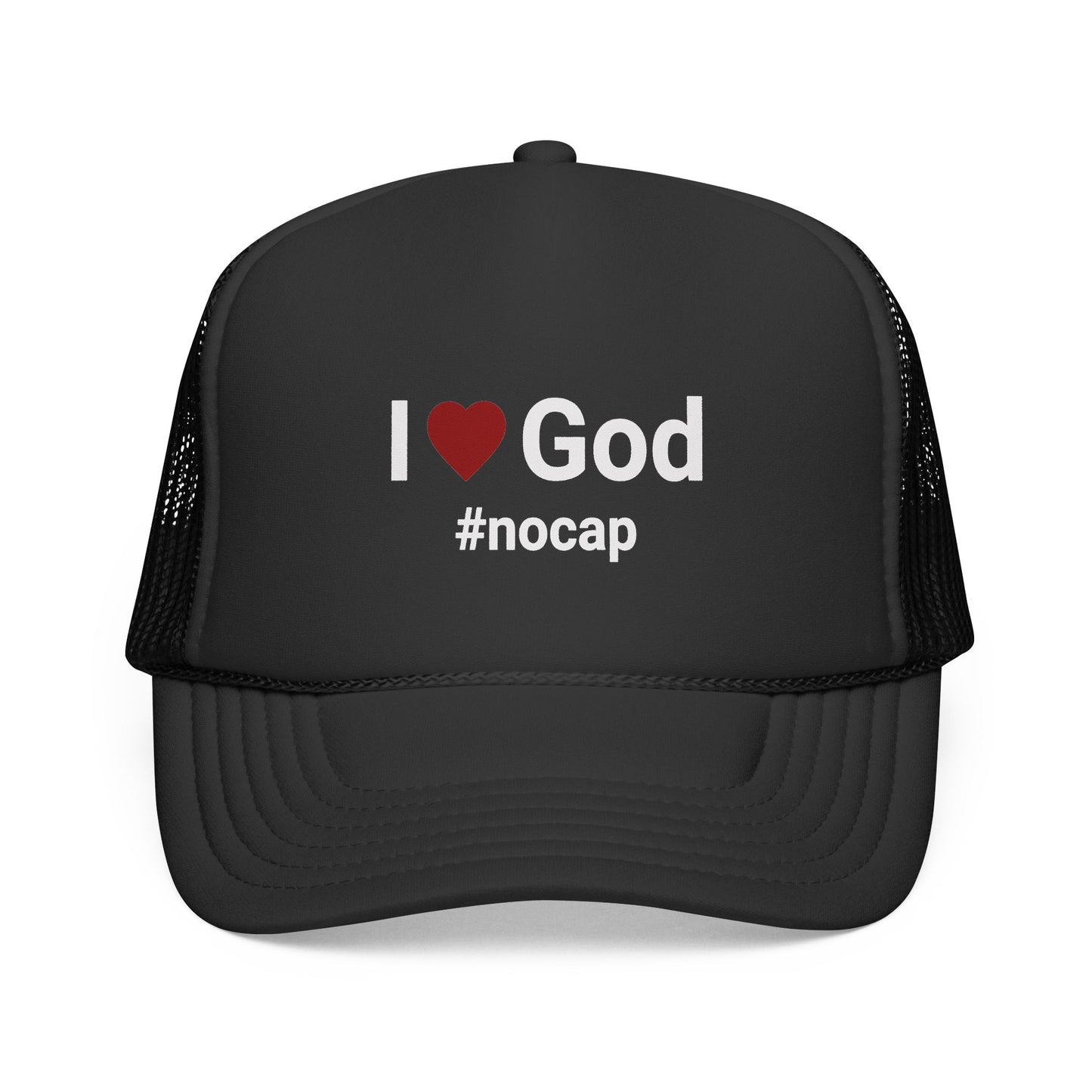 I Love God #nocap Trucker Hat